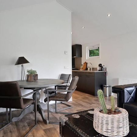 Luxe Chalet In Oosterwolde In Friesland, Op Rustig Park Met Uitzicht Op Meer En Strandje Ngoại thất bức ảnh